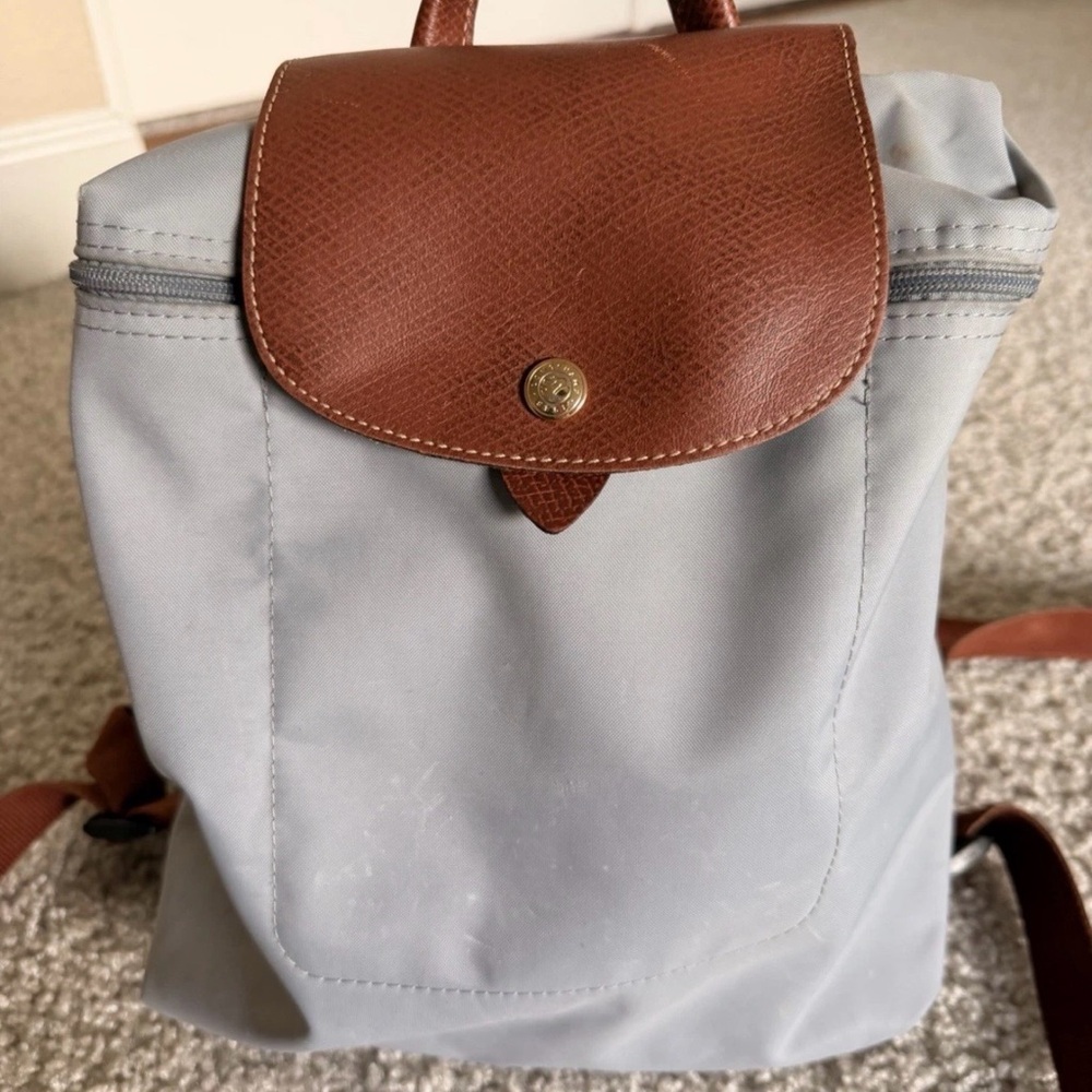 Brown and Gray Backpack